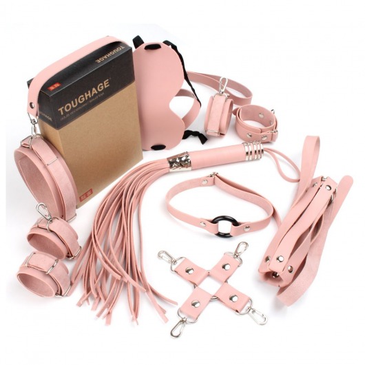 Розовый набор БДСМ-девайсов Bandage Kits - Vandersex - купить с доставкой в Екатеринбурге