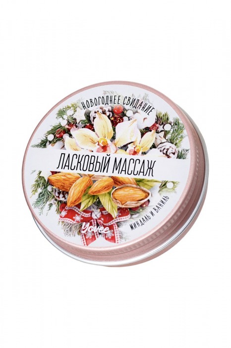Массажная свеча «Ласковый массаж» с ароматом миндаля и ванили - 30 мл. - ToyFa - купить с доставкой в Екатеринбурге