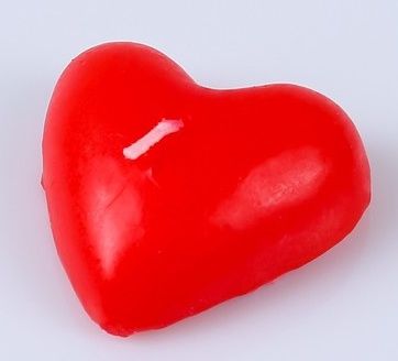 Красная свеча в форме сердца - Сима-Ленд - купить с доставкой в Екатеринбурге
