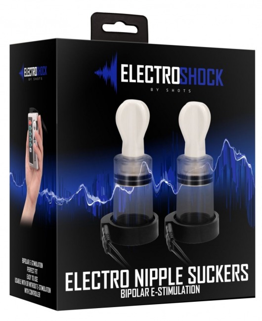 Помпы для сосков с электростимуляцией Electro Nipple Suckers - Shots Media BV - купить с доставкой в Екатеринбурге