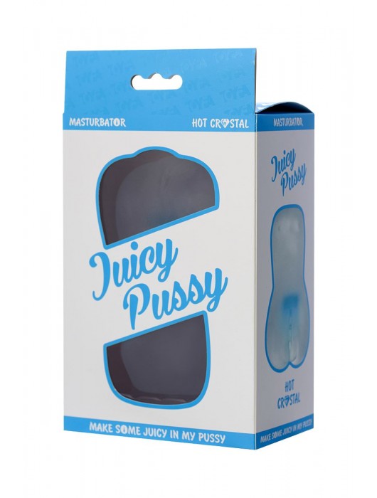 Прозрачный реалистичный мастурбатор Juicy Pussy Hot Crystal - ToyFa - в Екатеринбурге купить с доставкой