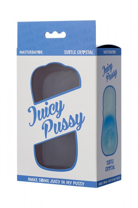 Прозрачный реалистичный мастурбатор Juicy Pussy Subtle Crystal - ToyFa - в Екатеринбурге купить с доставкой
