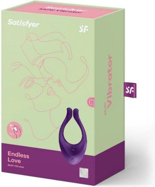 Фиолетовый многофункциональный стимулятор для пар Satisfyer Partner Multifun 1 - Satisfyer - в Екатеринбурге купить с доставкой