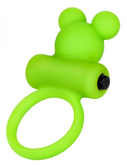 Зеленое виброкольцо на пенис A-Toys - A-toys - в Екатеринбурге купить с доставкой