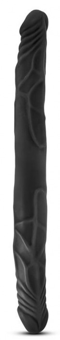 Черный двусторонний фаллоимитатор 14 Inch Double Dildo - 35,5 см. - Blush Novelties