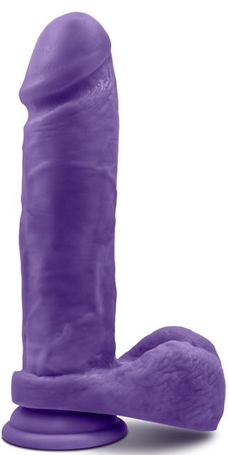 Фиолетовый фаллоимитатор Bold Massive 9 Inch Dildo - 24,1 см. - Blush Novelties