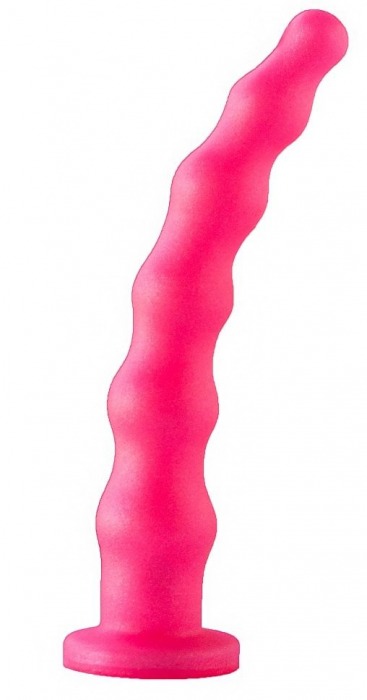 Розовый гелевый анальный стимулятор - 20 см. - LOVETOY (А-Полимер)