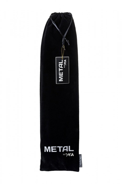 Серебристая металлическая анальная втулка с хвостом чернобурой лисы - размер M - ToyFa - купить с доставкой в Екатеринбурге