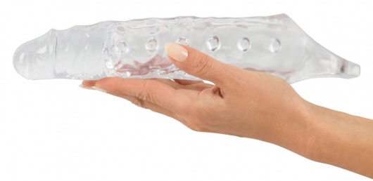 Прозрачная закрытая насадка Crystal Skin Penis Sleeve - 27,8 см. - Orion - в Екатеринбурге купить с доставкой