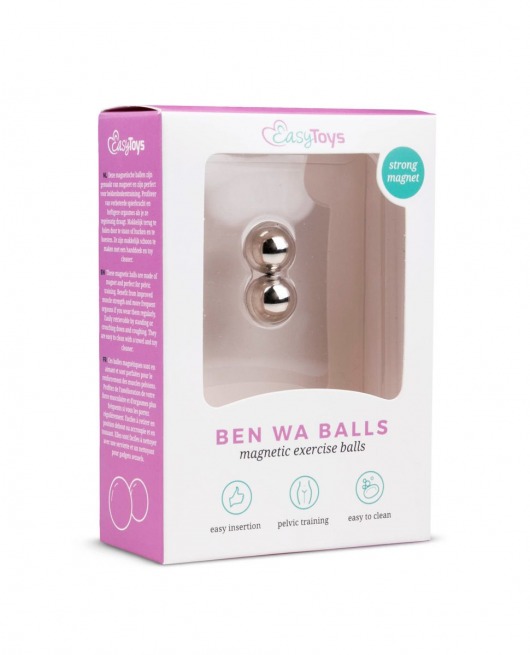 Серебристые вагинальные шарики без сцепки Ben Wa Balls - EDC Wholesale