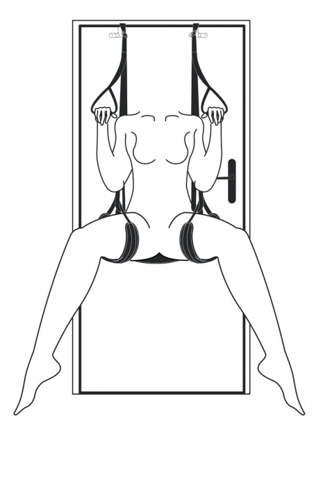 Секс-качели с фиксацией на двери Easytoys Leg   Bum Support Over The Door Swing - EDC Wholesale - купить с доставкой в Екатеринбурге
