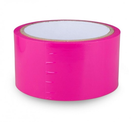 Ярко-розовая лента для бондажа Easytoys Bondage Tape - 20 м. - EDC Wholesale - купить с доставкой в Екатеринбурге