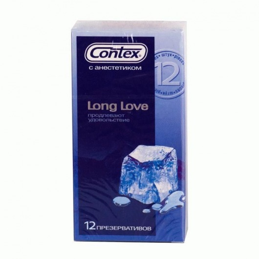 Презервативы с продлевающей смазкой Contex Long Love - 12 шт. - Contex - купить с доставкой в Екатеринбурге