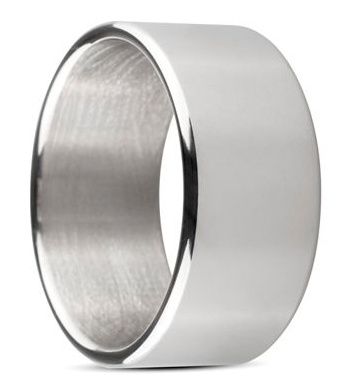 Серебристое эрекционное кольцо Sinner Wide metal head-ring Size L - EDC Wholesale - в Екатеринбурге купить с доставкой
