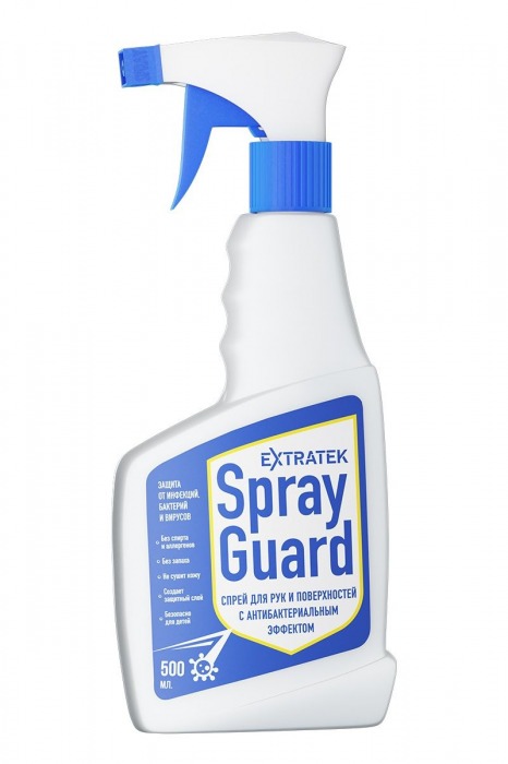 Спрей для рук и поверхностей с антибактериальным эффектом EXTRATEK Spray Guard - 500 мл. - Spray Guard - купить с доставкой в Екатеринбурге