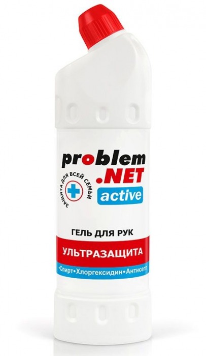 Обеззараживающий гель для рук Problem.net Active - 1000 мл. - Биоритм - купить с доставкой в Екатеринбурге