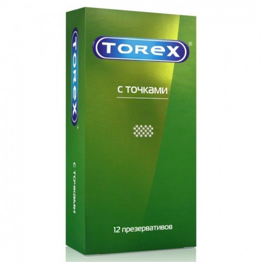 Текстурированные презервативы Torex  С точками  - 12 шт. - Torex - купить с доставкой в Екатеринбурге