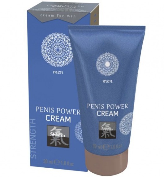 Возбуждающий крем для мужчин Penis Power Cream - 30 мл. - Shiatsu - купить с доставкой в Екатеринбурге