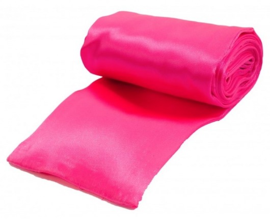 Розовая атласная лента для связывания - 1,4 м. - Джага-Джага - купить с доставкой в Екатеринбурге