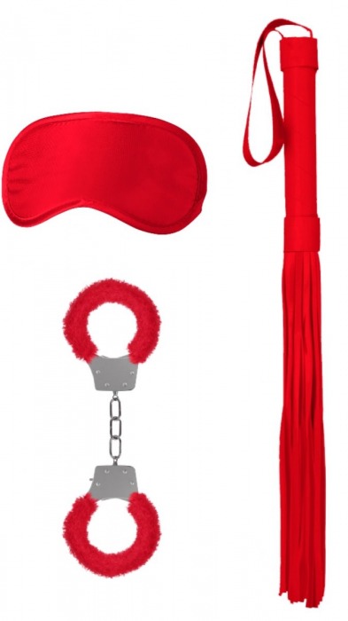 Красный набор для бондажа Introductory Bondage Kit №1 - Shots Media BV - купить с доставкой в Екатеринбурге