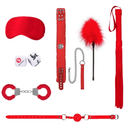Красный игровой набор Introductory Bondage Kit №6 - Shots Media BV - купить с доставкой в Екатеринбурге