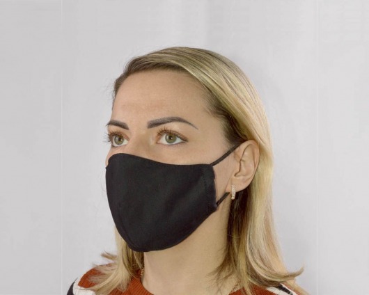 Черная женская гигиеническая маска - Sitabella - купить с доставкой в Екатеринбурге