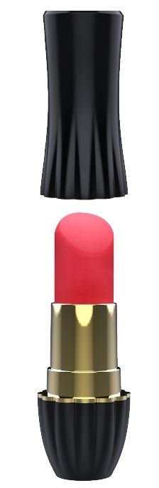 Клиторальный стимулятор-помада LIPSTICK - 9,3 см. - Dream Toys - купить с доставкой в Екатеринбурге