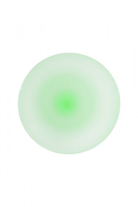 Зеленая, светящаяся в темноте анальная втулка Victor Glow - 10 см. - ToyFa