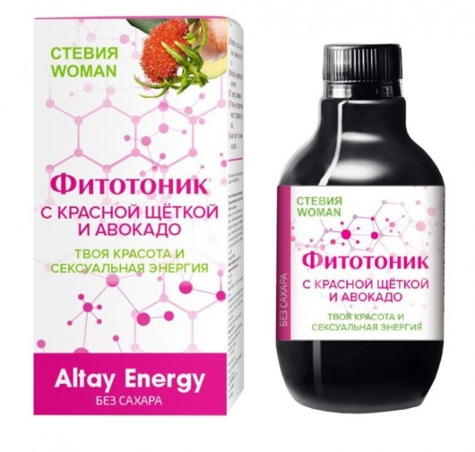 Растительный сироп для женщин «Фитотоник с красной щёткой и авокадо» - 250 мл. - Алвитта - купить с доставкой в Екатеринбурге