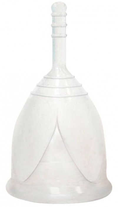 Белая менструальная чаша размера L - Тюльпан - купить с доставкой в Екатеринбурге