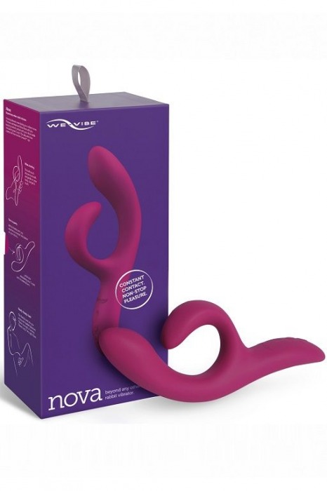 Фиолетовый вибратор-кролик We-Vibe Nova 2 - 20,5 см. - We-vibe