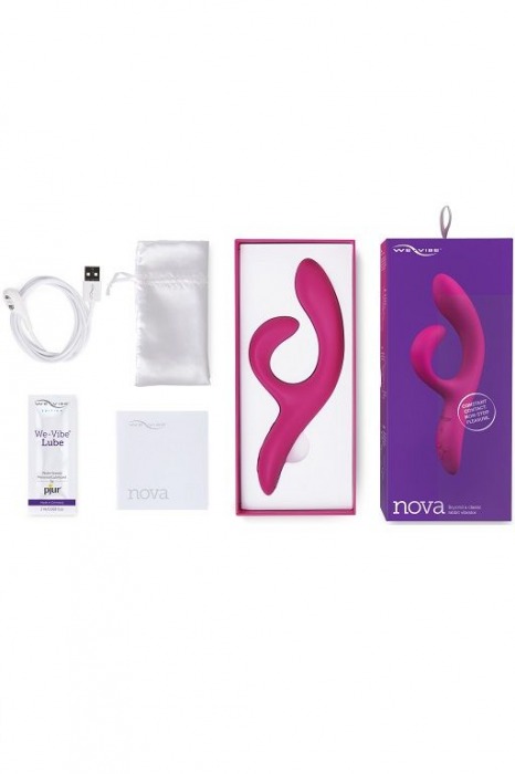 Фиолетовый вибратор-кролик We-Vibe Nova 2 - 20,5 см. - We-vibe