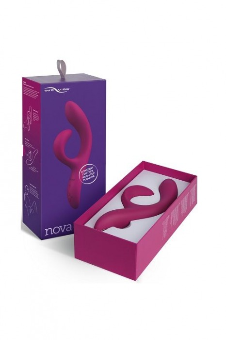 Фиолетовый вибратор-кролик We-Vibe Nova 2 - 20,5 см. - We-vibe