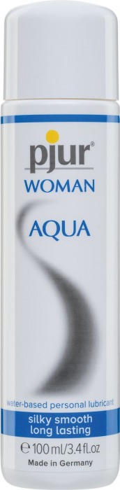 Лубрикант на водной основе pjur WOMAN Aqua - 100 мл. - Pjur - купить с доставкой в Екатеринбурге