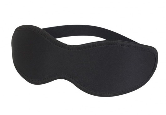 Неопреновая черная маска на глаза - Sitabella - купить с доставкой в Екатеринбурге