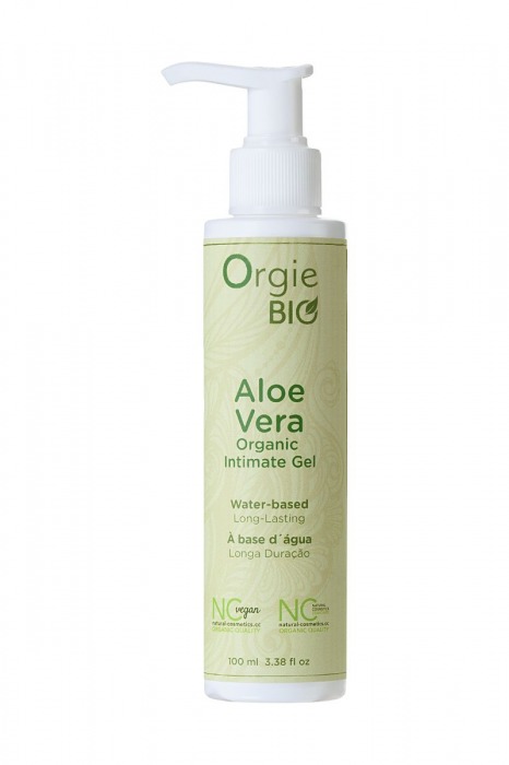 Органический интимный гель ORGIE Bio Aloe Vera с экстрактом алоэ вера - 100 мл. - ORGIE - купить с доставкой в Екатеринбурге