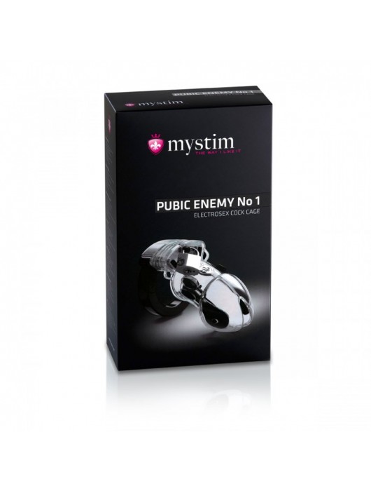 Пояс верности с электростимуляцией Pubic Enemy №1 - MyStim - купить с доставкой в Екатеринбурге