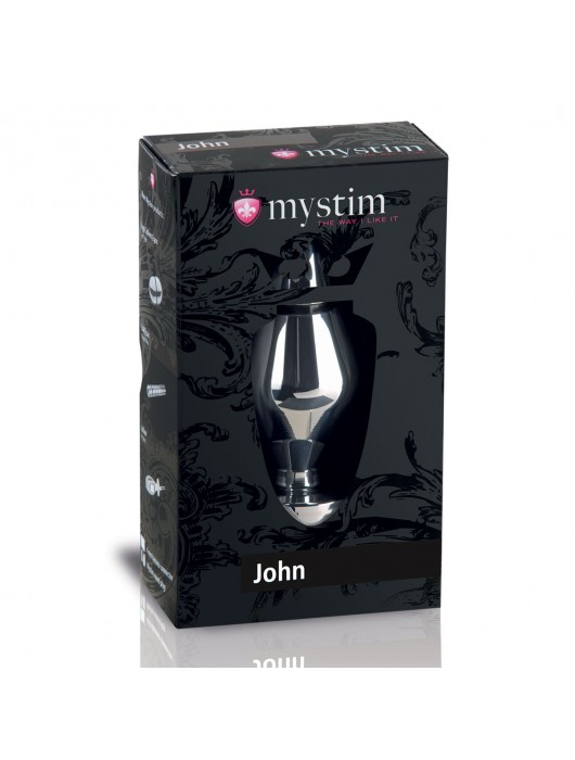 Анальная втулка для электростимуляции John - 10,5 см. - MyStim - купить с доставкой в Екатеринбурге