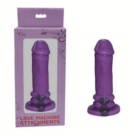 Фиолетовая насадка-фаллос для секс-машин - MyWorld - DIVA - купить с доставкой в Екатеринбурге