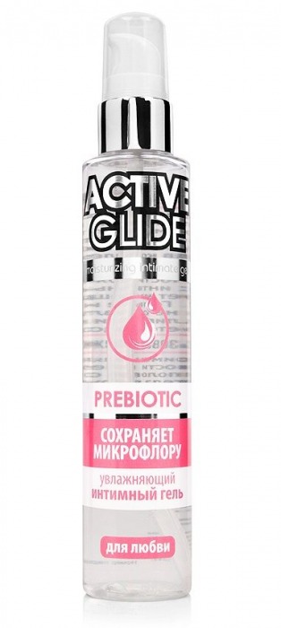 Увлажняющий интимный гель Active Glide Prebiotic - 100 гр. - Биоритм - купить с доставкой в Екатеринбурге
