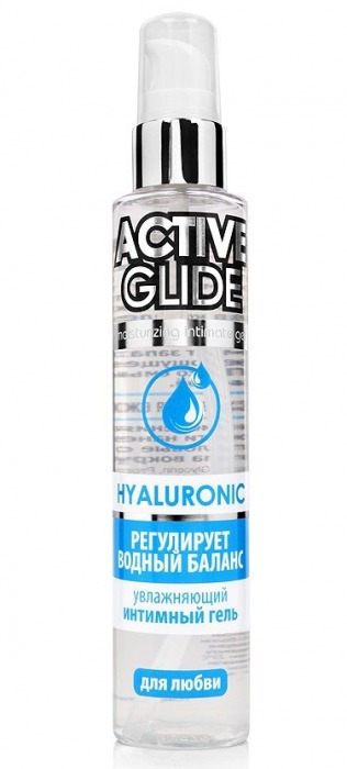 Увлажняющий интимный гель Active Glide Hyaluronic - 100 гр. - Биоритм - купить с доставкой в Екатеринбурге