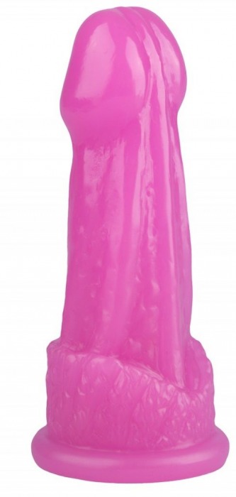 Розовая фантазийная анальная втулка - 15 см. - Rubber Tech Ltd