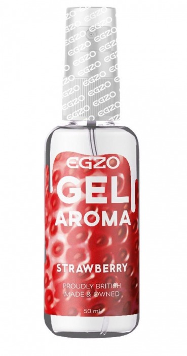 Интимный лубрикант EGZO AROMA с ароматом клубники - 50 мл. - EGZO - купить с доставкой в Екатеринбурге