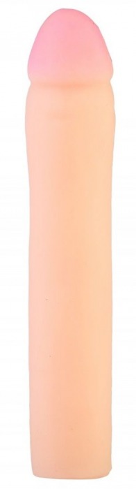 Телесный реалистичный фаллоудлинитель - 18,5 см. - Джага-Джага - в Екатеринбурге купить с доставкой