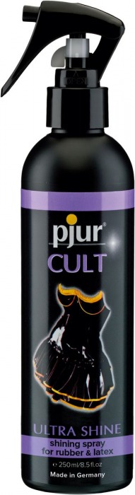 Спрей для ухода за одеждой из латекса pjur CULT Ultra Shine - 250 мл. - Pjur - купить с доставкой в Екатеринбурге