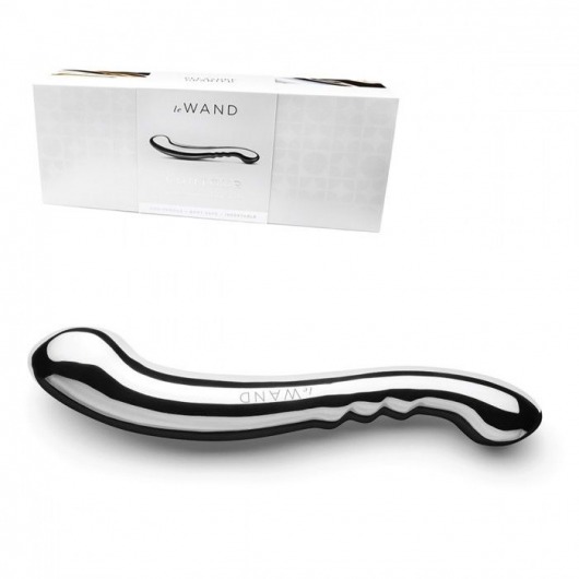 Серебристый утяжеленный фаллоимитатор Contour - 28,6 см. - Le Wand