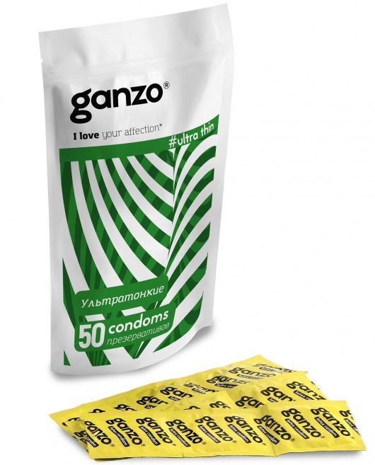 Ультратонкие презервативы Ganzo Ultra thin - 50 шт. - Ganzo - купить с доставкой в Екатеринбурге
