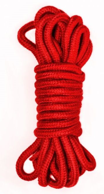 Красная веревка Do Not Disturb - 5 м. - Lola Games - купить с доставкой в Екатеринбурге