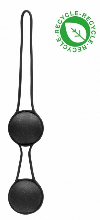 Черные вагинальные шарики Geisha со шнурком - Shots Media BV