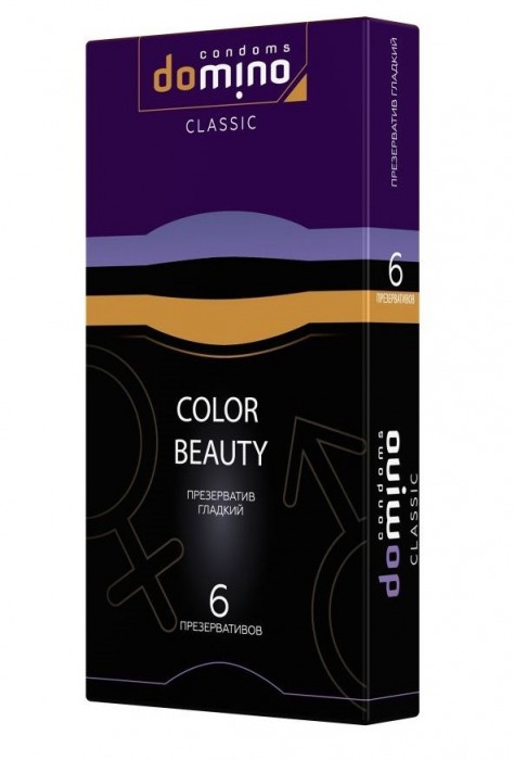 Разноцветные презервативы DOMINO Colour Beauty - 6 шт. - Domino - купить с доставкой в Екатеринбурге